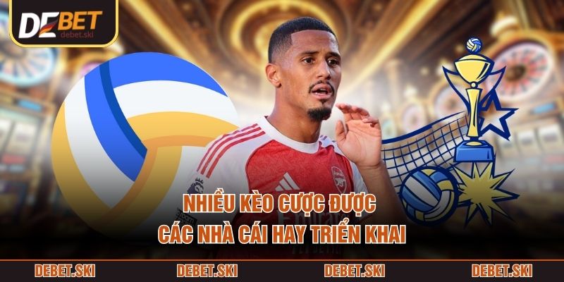 Nhiều kèo cược được các nhà cái hay triển khai